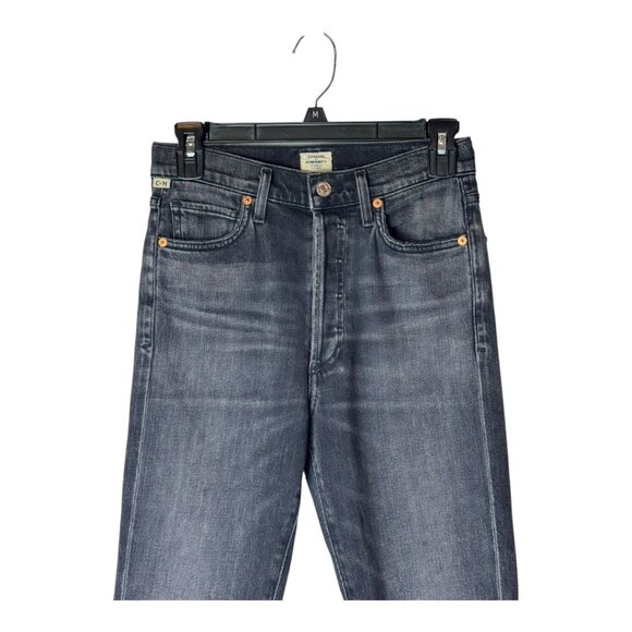 Citizens Of Humanity Jeans Women 25 Washed Black Olivia High Rise Slim Ankle - Picture 4 of 12